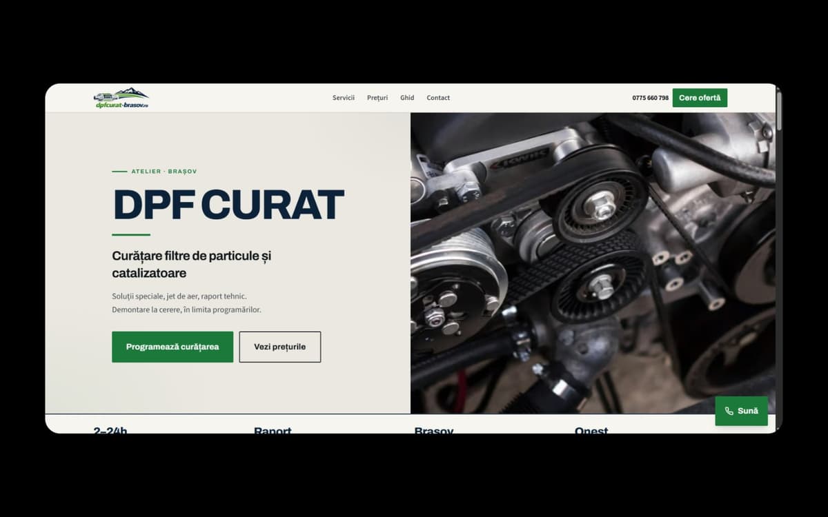 DPF Curat Brașov